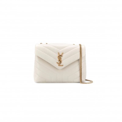 YSL LOULOU SMALL IN QUILTED LEATHER 494699DV7279207 (23*17*9cm)